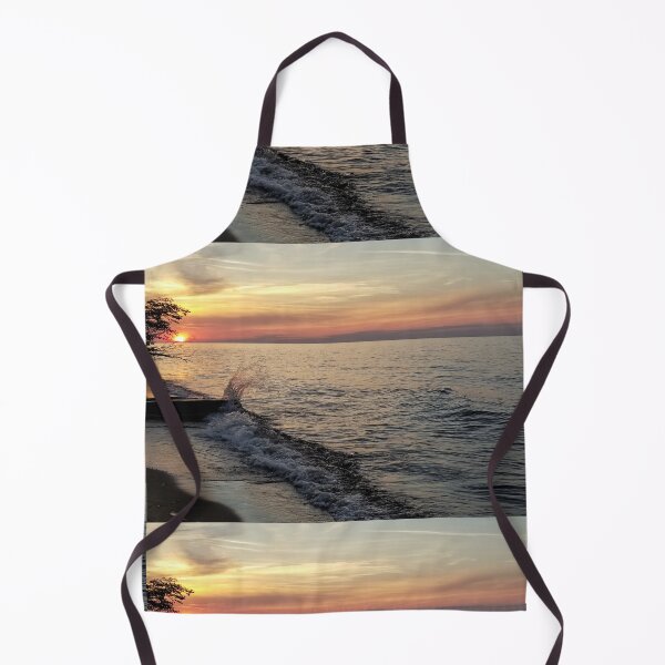 Item preview, Sunset and wave breaking designed and sold by J Rier Photography.