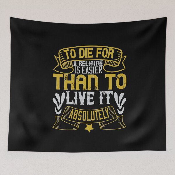 Item preview, Golden Yellow Text Typography Art Christianity Design designed and sold by teamph.