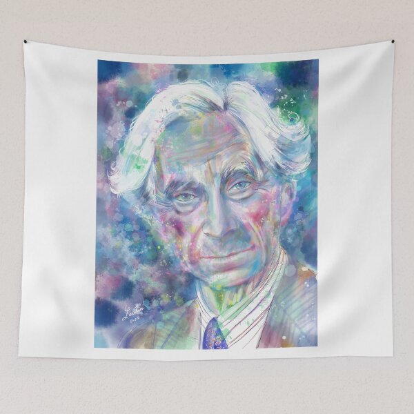 Item preview, BERTRAND RUSSELL - watercolor portrait.2 designed and sold by lautir.