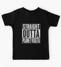 Straight Outta Planet Vegeta - Dragon Ball Z Kids Tee