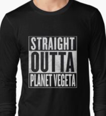 Geradeaus Planet Vegeta - Dragon Ball Z Langarmshirt