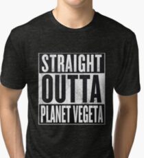 Straight Outta Planet Vegeta - Dragon Ball Z Tri-blend T-Shirt