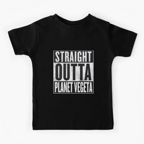Straight Outta Planet Vegeta - Dragon Ball Z Kids T-Shirt