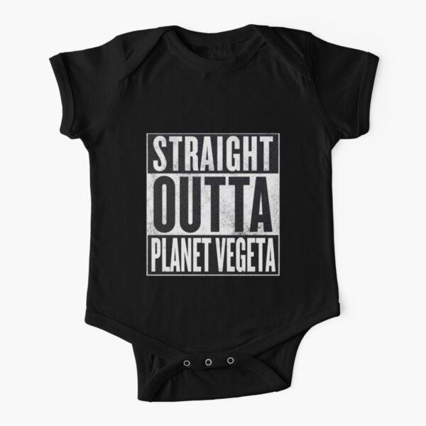 Straight Outta Planet Vegeta - Dragon Ball Z. Baby Body Kurzarm