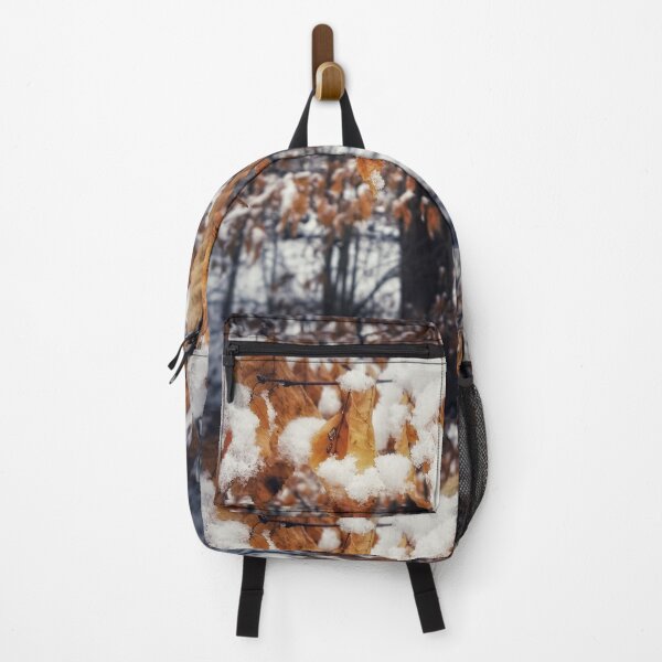 Item preview, Snow clinging to beech leaves  designed and sold by J Rier Photography.