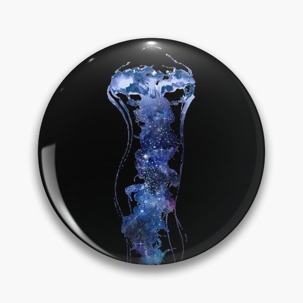 Item preview, Hydro Flask stickers - ocean blue jellyfish galaxy space | Sticker pack set designed and sold by Vane22april.