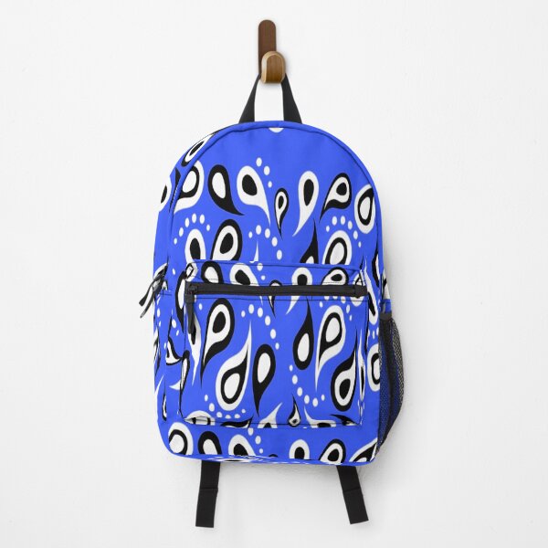 Item preview, Blue paisley pattern designed and sold by tetibright.