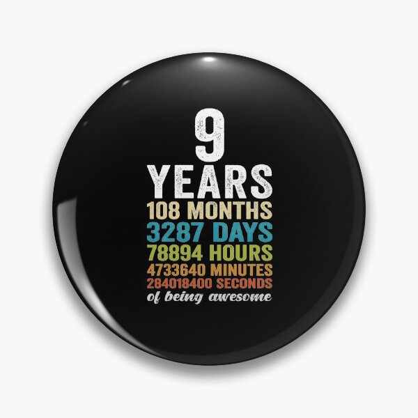 Item preview, Funny 9 Years Old 9th Birthday And 9th Anniversary 9 Years Counting Birthday designed and sold by Md. Manjur Ahamed.