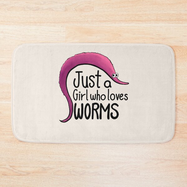 Item preview, Worm on A String Just A Girl Who Loves WORMS   designed and sold by basselelkadi.