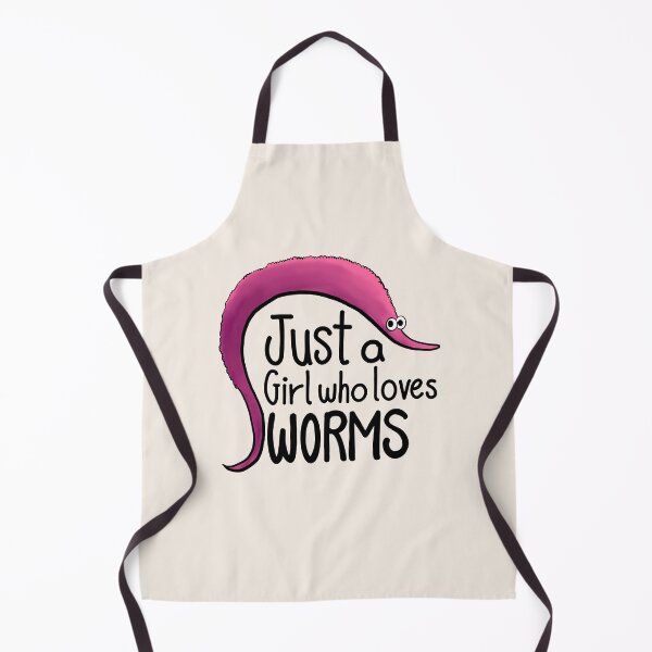 Item preview, Worm on A String Just A Girl Who Loves WORMS   designed and sold by basselelkadi.