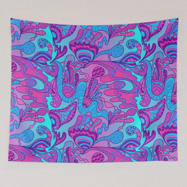 Item preview, Abstract hallucinogen pattern designed and sold by Argunika.