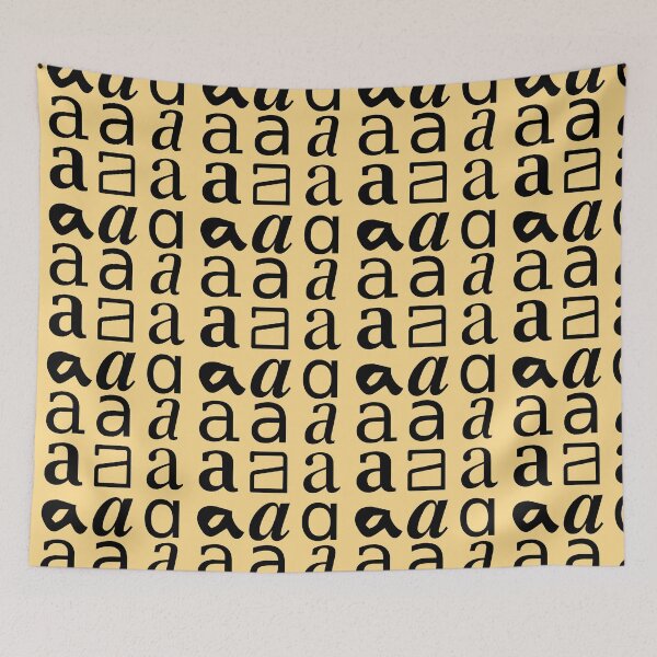 Item preview, Lower case letter "a" designed and sold by JoAnnFineArt.