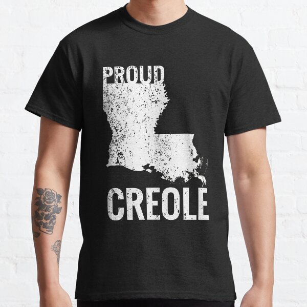 Carte de la Louisiane créole fier T-shirt classique