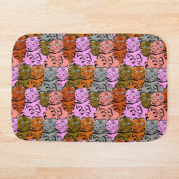 Item preview,  Adorable British short hair colorfull pattern designed and sold by MaianLorena.