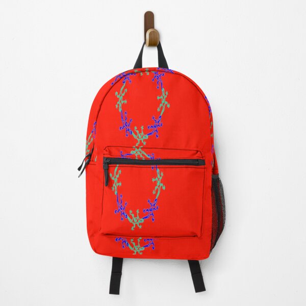 Item preview, Green and blue lizards on red designed and sold by tetibright.