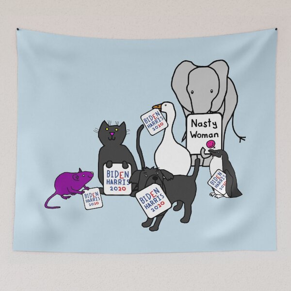 Item preview, Animals with Biden Harris Signs designed and sold by ellenhenry.