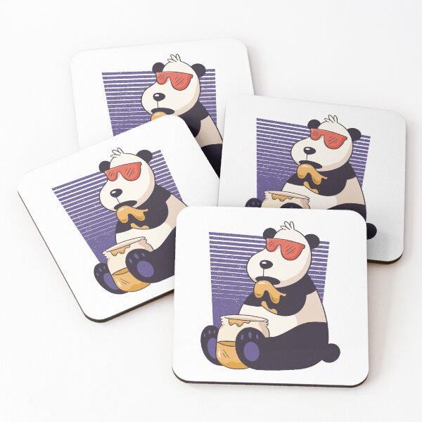 Item preview, Panda bear eats honey designed and sold by DerSenat.