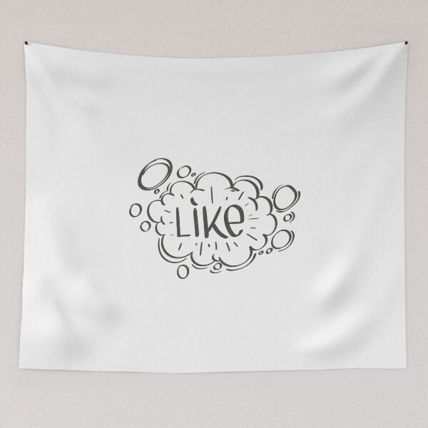 Item preview, Like Text Bubble designed and sold by MisterGooseShop.
