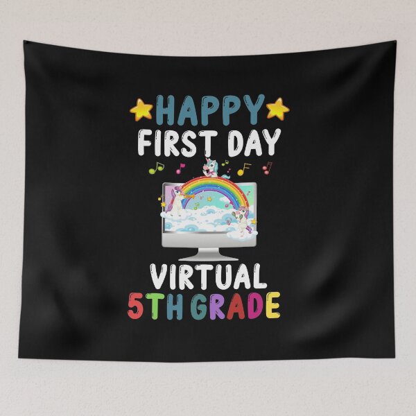 Item preview, Happy First Day Of Virtual 5TH Grade designed and sold by yacine12353.