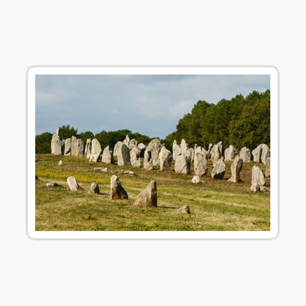 Megalithic Carnac Sticker