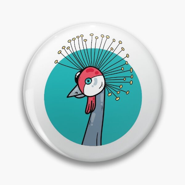 Item preview, Crowned crane head  designed and sold by Olizabet.