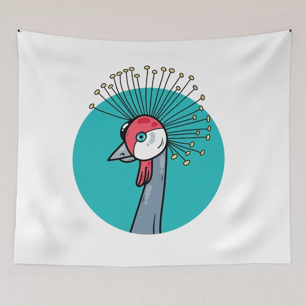 Item preview, Crowned crane head  designed and sold by Olizabet.