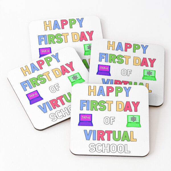 Item preview, Happy First Day of Virtual School  designed and sold by FunSilly.