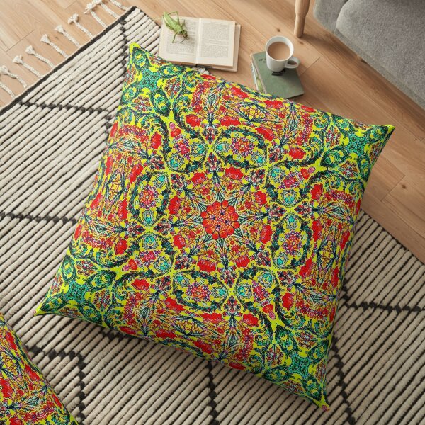 Krazy Kaleidoscope 1029 Floor Pillow