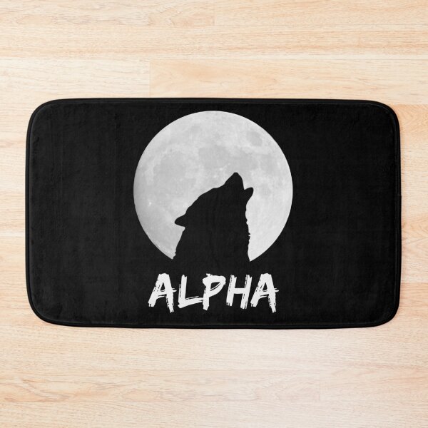 Item preview, Alpha Wolf Moon Silhouette Wild Howling  designed and sold by h44k0n.