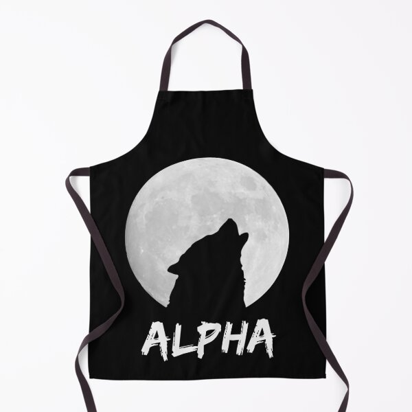 Item preview, Alpha Wolf Moon Silhouette Wild Howling designed and sold by h44k0n.
