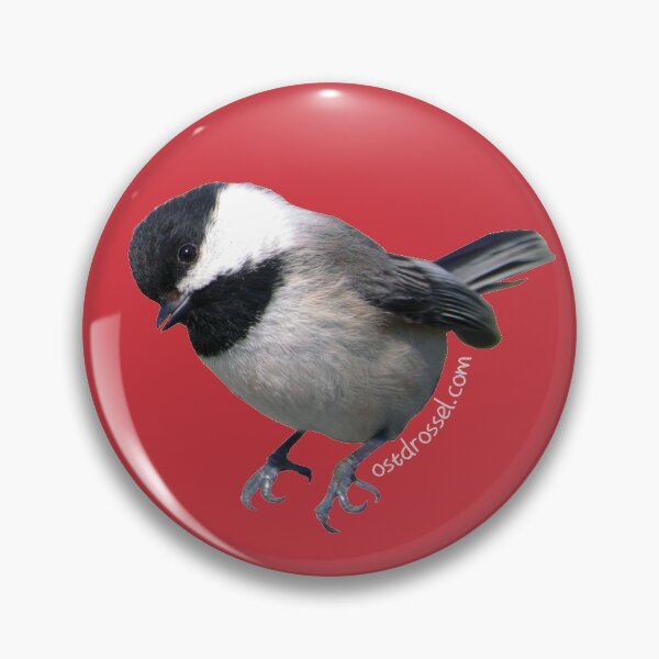 Item preview, Flock of Chickadeedeedee red designed and sold by Ostdrossel Shop.