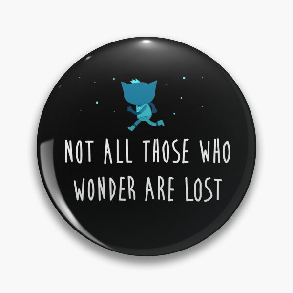 Item preview, Not all those who wonder are lost- Adventure-Sunset- Black designed and sold by VtheArtist.
