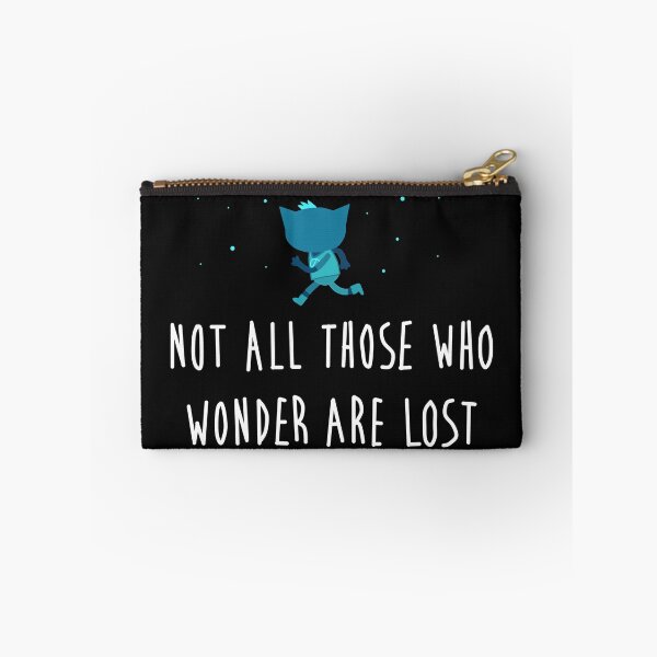 Item preview, Not all those who wonder are lost- Adventure-Sunset- Black designed and sold by VtheArtist.