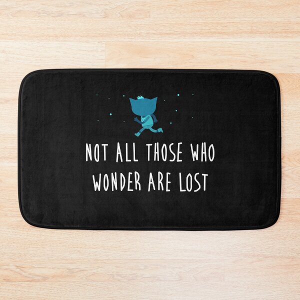 Item preview, Not all those who wonder are lost- Adventure-Sunset- Black designed and sold by DEE STUDIOS.