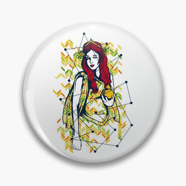 Item preview, Woman with a golden apple, Eve, art, gift idea designed and sold by ThommyBLN.