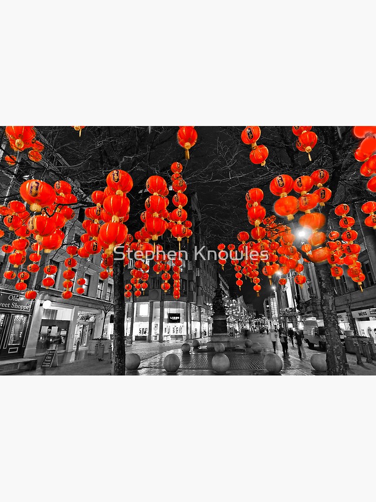 Chinese Lanterns (Selective colour) by stephenknowles