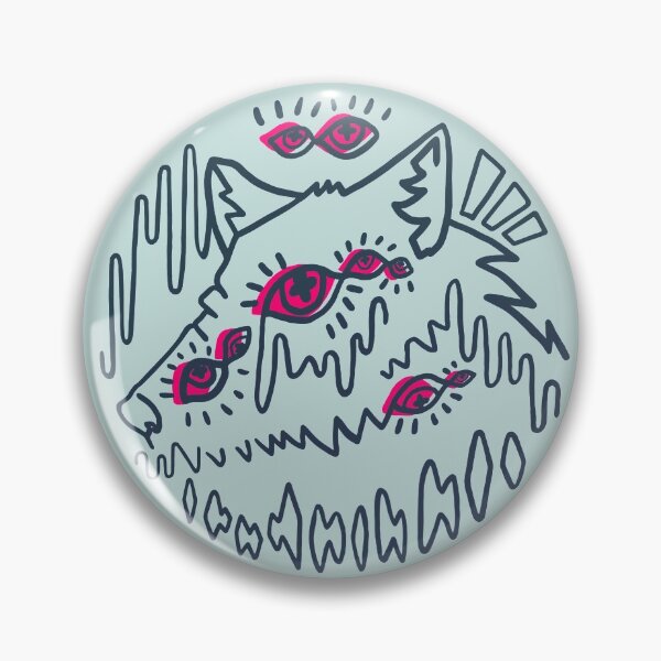 Item preview, Muchos ojos lobo designed and sold by ColFused.
