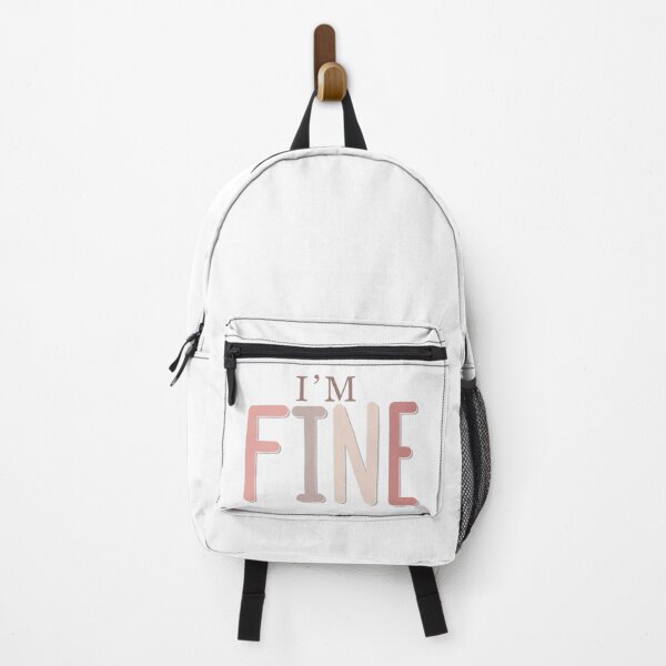 Item preview, Cute and Relatable Im Fine Lettering Quote designed and sold by Slletterings.