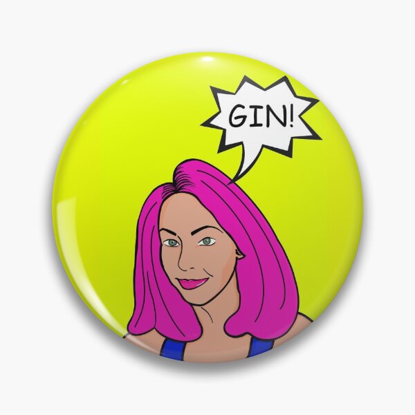 Item preview, Edith Gin Cartoon designed and sold by SilverSquirrels.