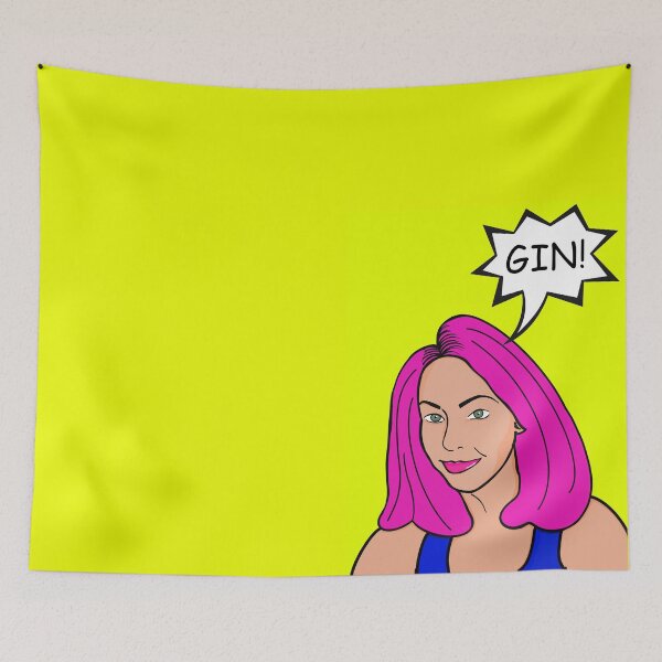 Item preview, Edith Gin Cartoon designed and sold by SilverSquirrels.