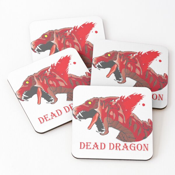 Item preview, DEAD RED DRAGON WITH BLOOD designed and sold by CleverARTsis.