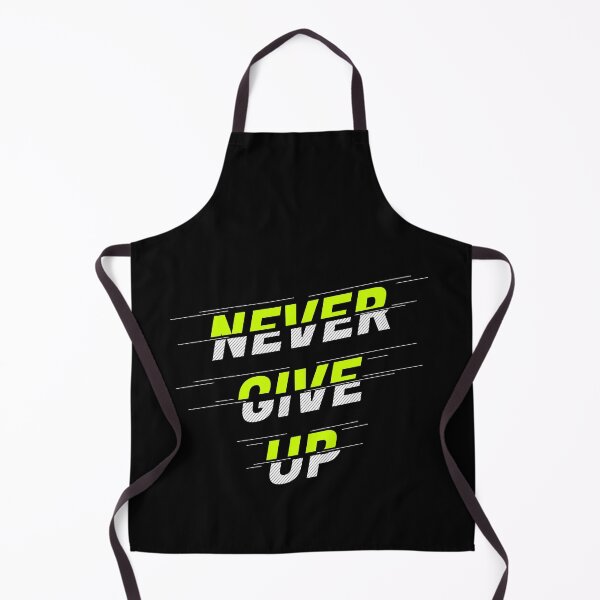 Item preview, Never Give Up - Gym Slogan designed and sold by motivationaltee.