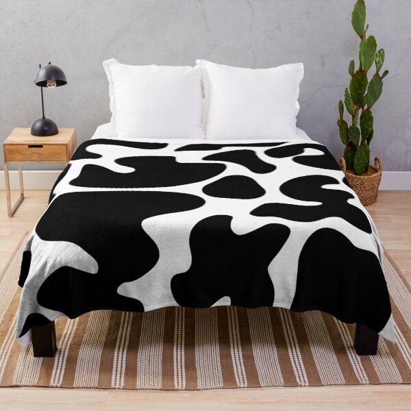 Aperçu de l'œuvre Motif de vache noire classique créée et vendue par Moyanana.