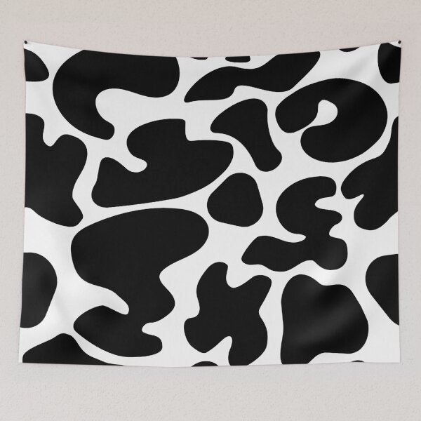 Aperçu de l'œuvre Motif de vache noire classique créée et vendue par Moyanana.