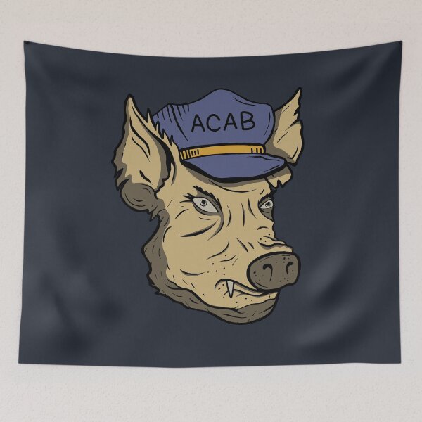 Item preview, ACAB Pig designed and sold by ValentinaHramov.