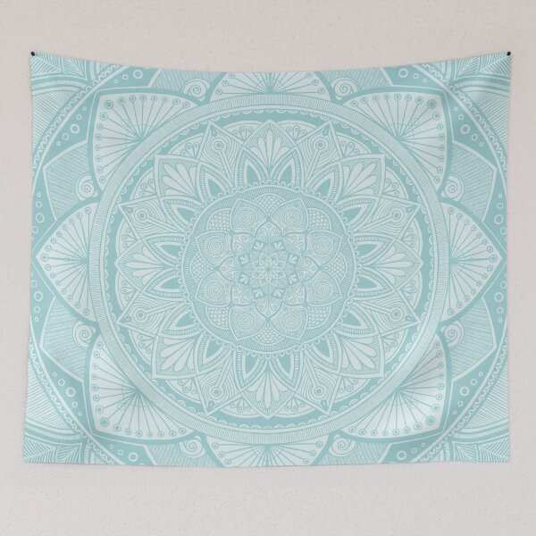 Item preview, Powder Blue Mandala 3 designed and sold by ColorObsession.