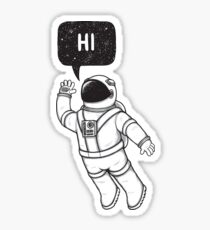 Greetings from space Sticker