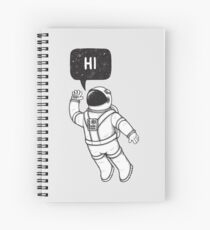 Greetings from space Spiral Notebook