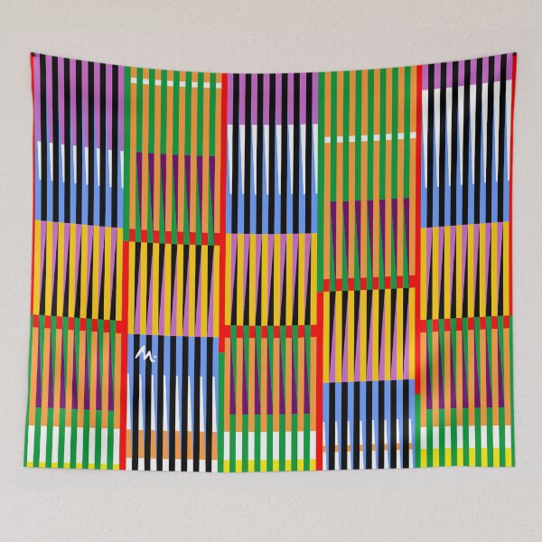 Item preview, Abstract kinetic art print in many colors designed and sold by Miduart.