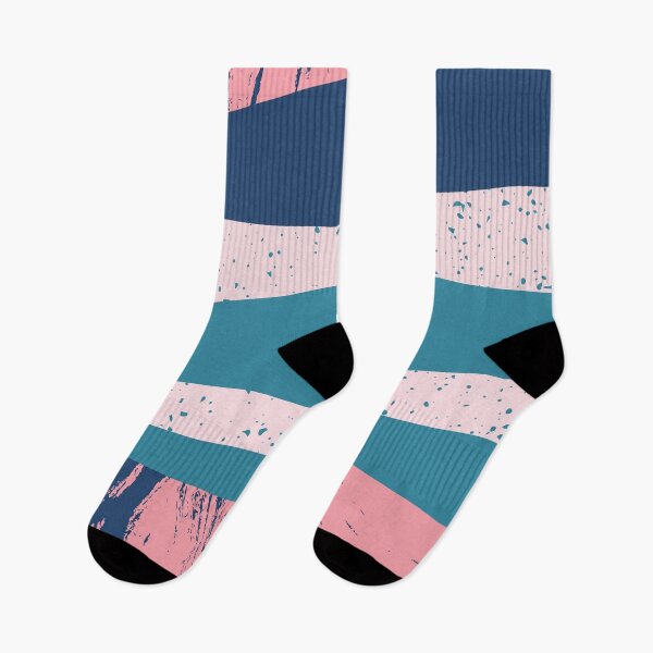 Item preview, Pink Blue Black Abstract Lines Pattern designed and sold by IgorIgas.